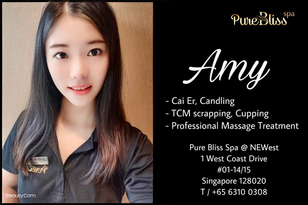 Pure Bliss Spa Therapists Amy China