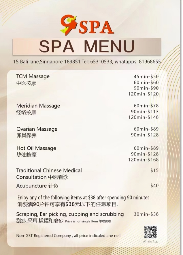 Price-list Spa 9